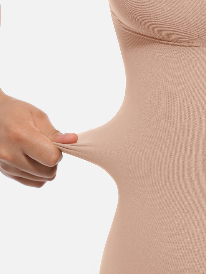 Wholesale Seamless Scultp Covered Bust Jumpsuit Thong Bodysuit