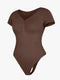 Wholesale Seamless Bust Support Waist & Abdomen Shaping Thong Bodysuit