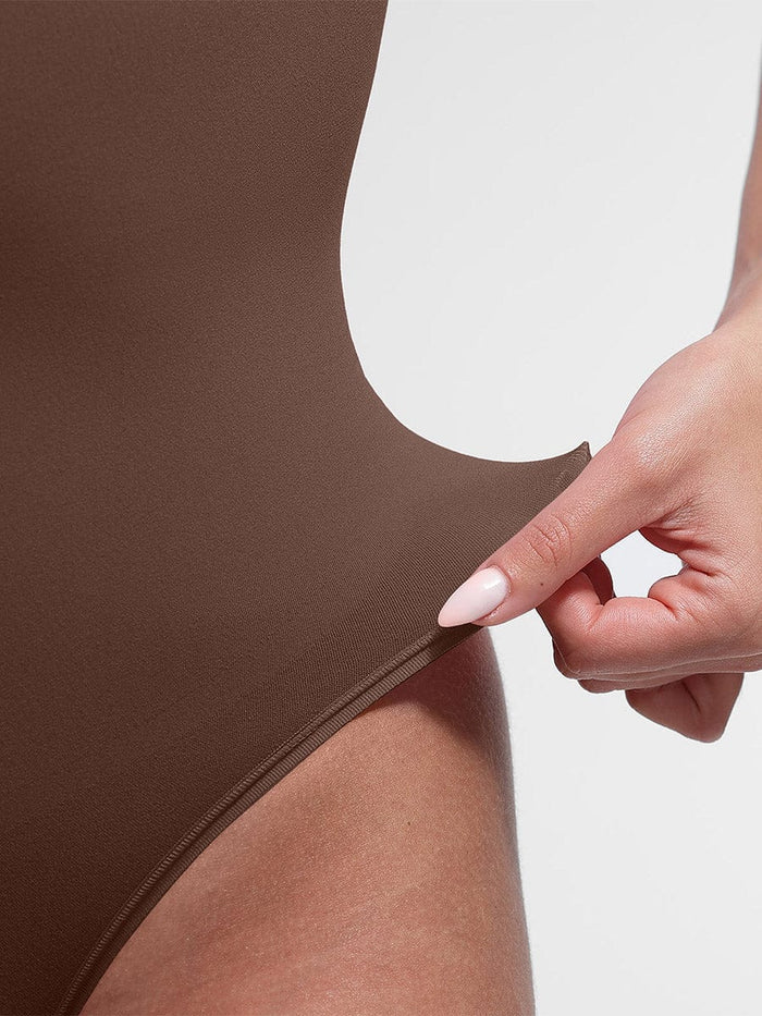 Wholesale Seamless Bust Support Waist & Abdomen Shaping Thong Bodysuit