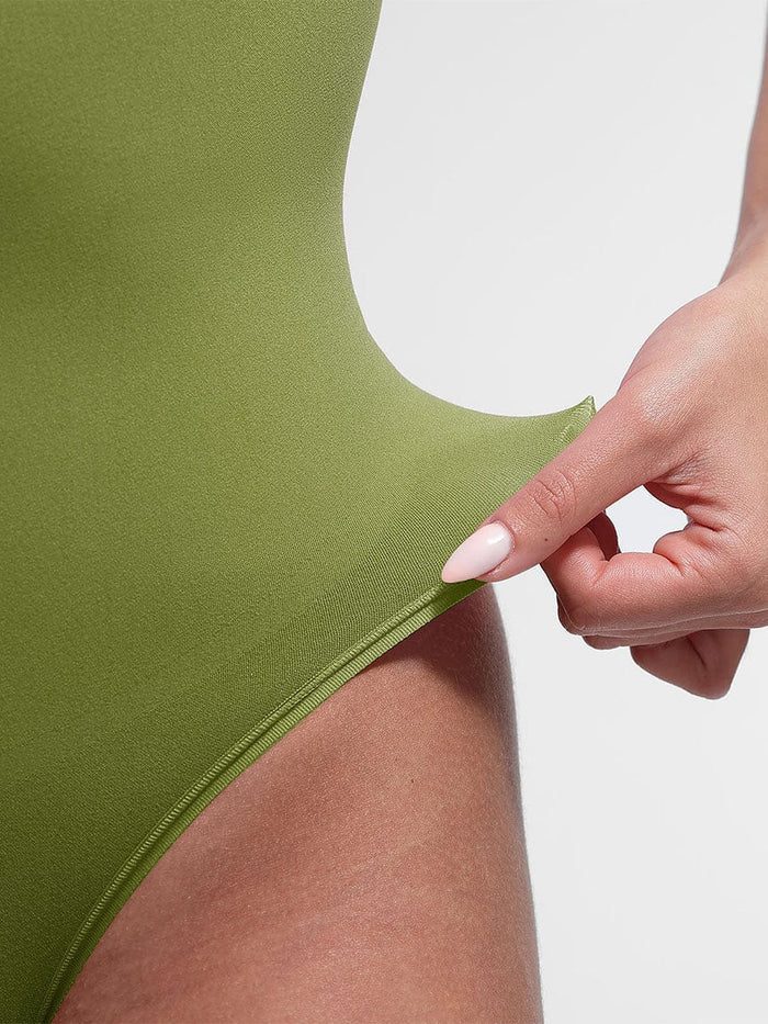 Wholesale Seamless Bust Support Waist & Abdomen Shaping Thong Bodysuit