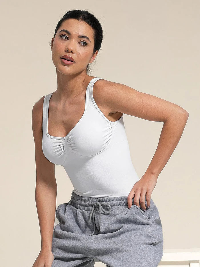 Wholesale Seamless Bust Support Waist & Abdomen Control Shape Tank Top