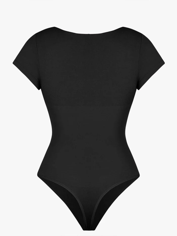 Wholesale Seamless Bust Support Waist & Abdomen Shaping Thong Bodysuit