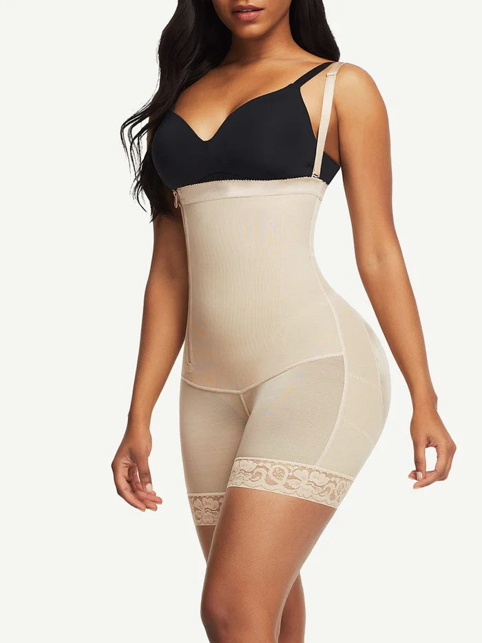 Wholesale Pretty Detachable Straps Side Zip Postoperative Body Shaper