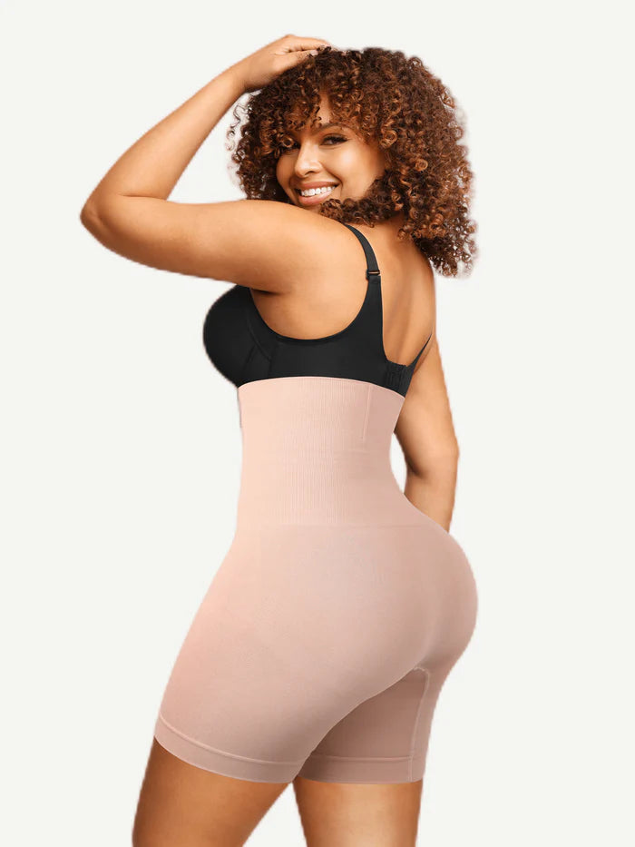 Wholesale Seamless Double-Layer Tummy Panel 4 Steel Bones Shapewear Shorts