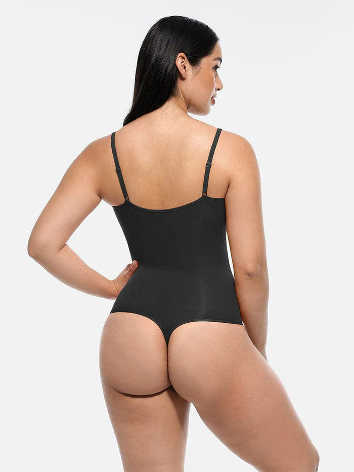 Wholesale Seamless Scultp Covered Bust Jumpsuit Thong Bodysuit