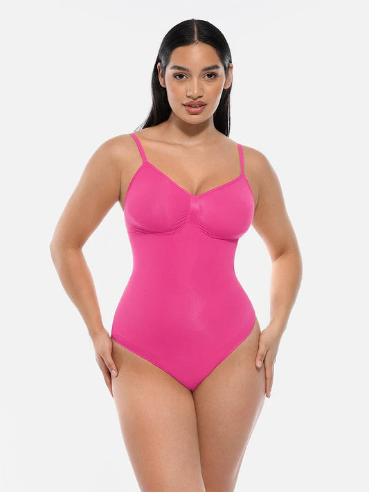 Wholesale Seamless Scultp Covered Bust Jumpsuit Thong Bodysuit